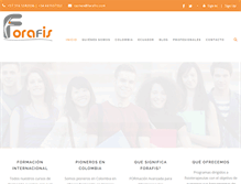 Tablet Screenshot of forafis.com